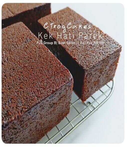 Kek Hati Parek (Kukus) - Raisin, Caramel & Chocolate